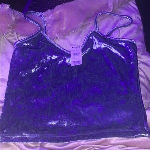 Velvet top